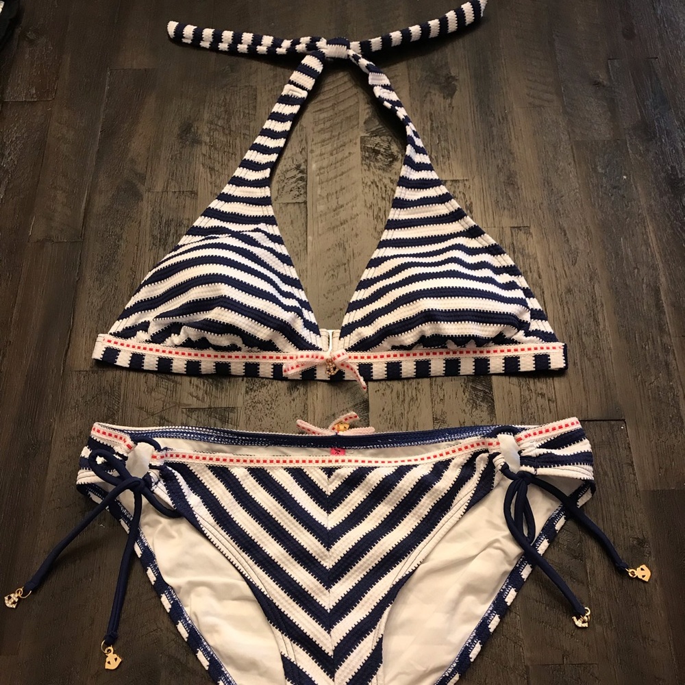Betsey Johnson Halter Bikini